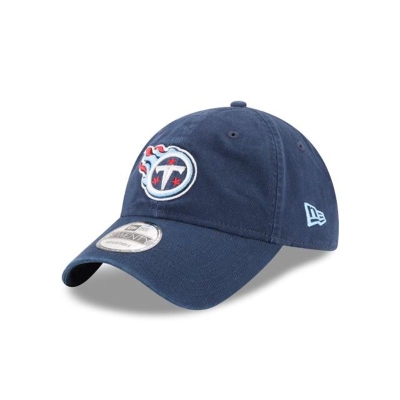 Blue Tennessee Titans Hat - New Era NFL Core Classic 9TWENTY Adjustable Caps USA6850432